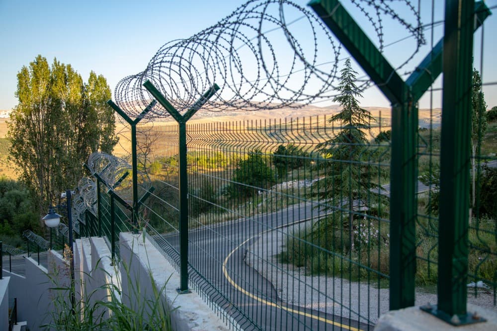 steel-grating-fence-soccer-fieldmetal-wire